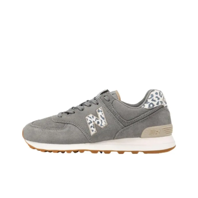 New Balance 574 Harbor Grey Leopard Women's-0