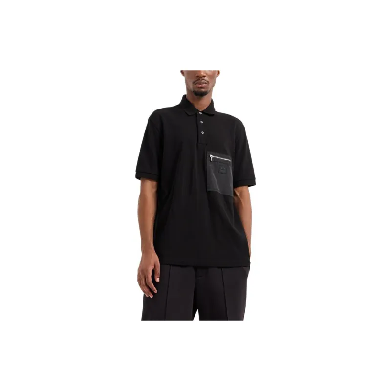 ARMANI EXCHANGEAE FW24 Polo Shirt Men's Black-2