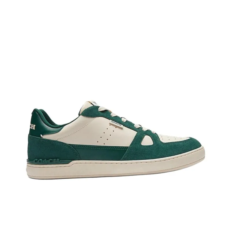 COACH Low Top Skateboard Shoes Men's Green-1