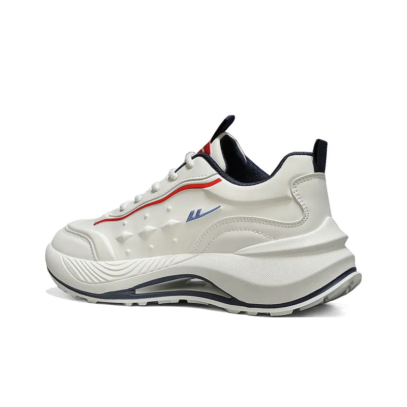 Warrior Trendy Casual Shoes Durable Breathable Lightweight Low-Top Casual Shoes Men's Beige-1