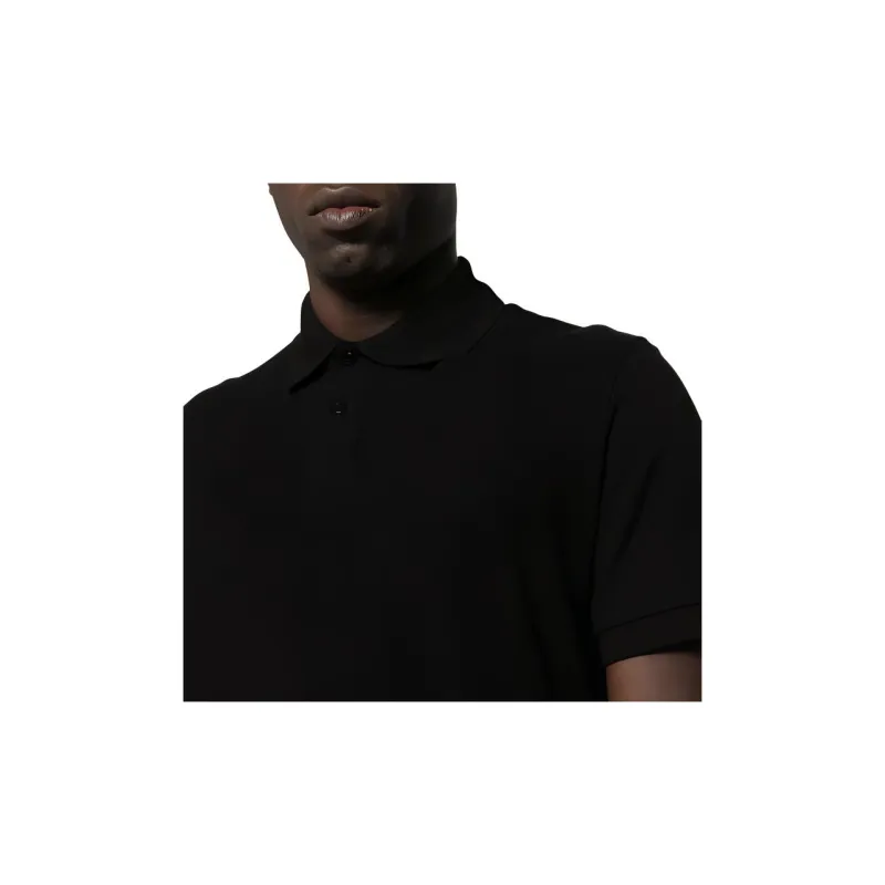 VERSACE JEANS COUTURE Logo print Cotton Polo Shirt-5