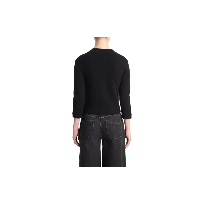 VINCE Shrunken Snap Cardigan-1