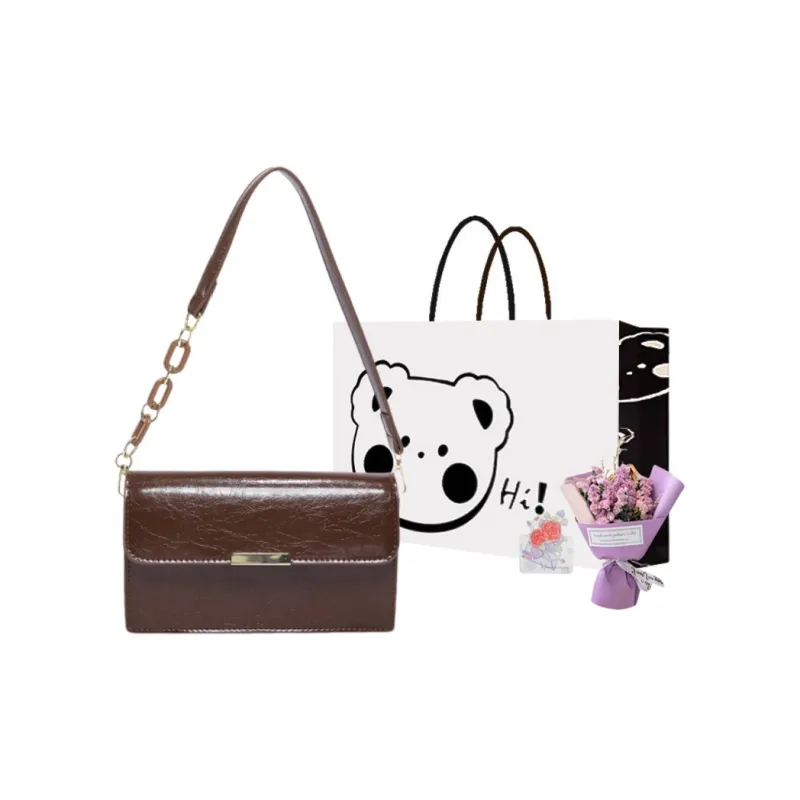 NX DOUGHNUT PU Shoulder Bag Regular Unisex Multicolor-21