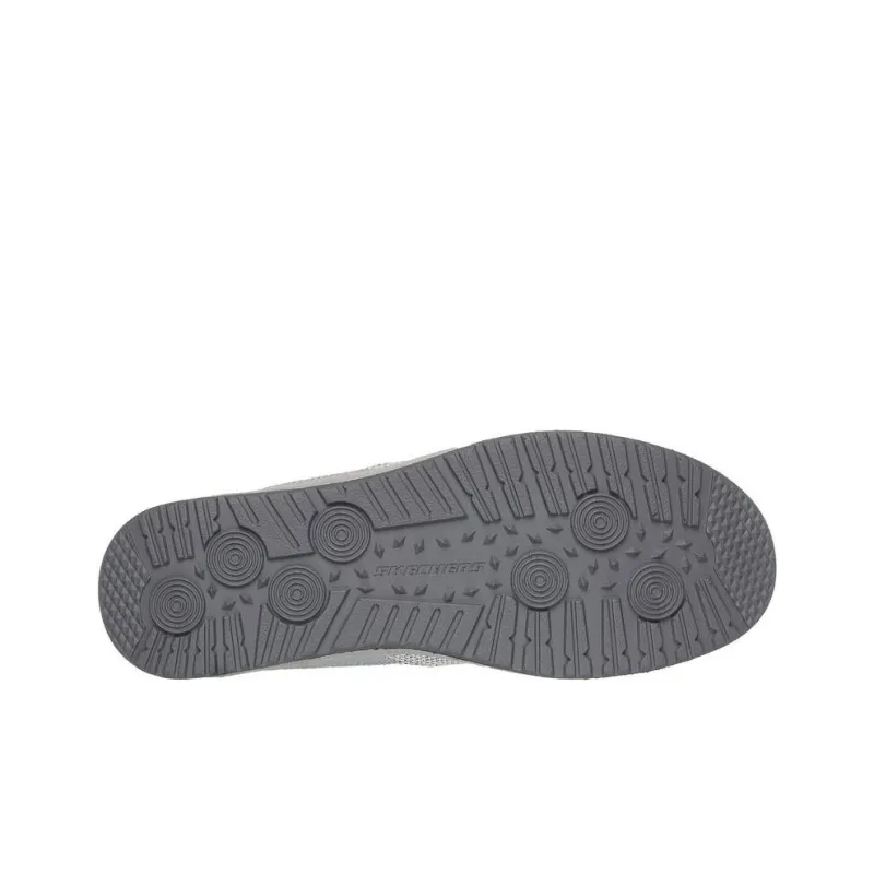 Skechers Melson Slip Resistant And Breathable Low Top Casual Shoes Men's Gray-3