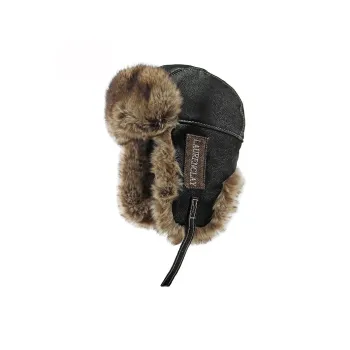 TUCANO Artificial Leather Trapper Hats Unisex