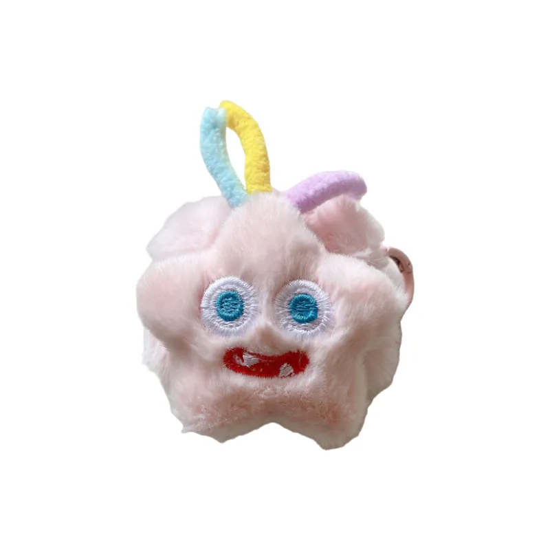 Kona Chun Compatibility  AirPods 3/1/2/Pro 2 TPU Fully Enclosed Cartoon Fun Monster Plush Anti Drop Bag Headphone Cases-9