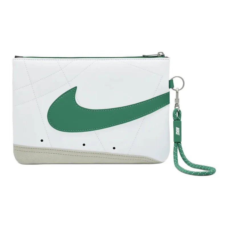 Nike Icon PU Polyurethane Clutch Women's White & Green-0