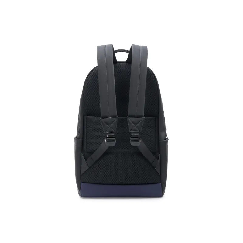 Champion Artificial Leather Backpack Regular Unisex Black/Midnight Blue & Black-8