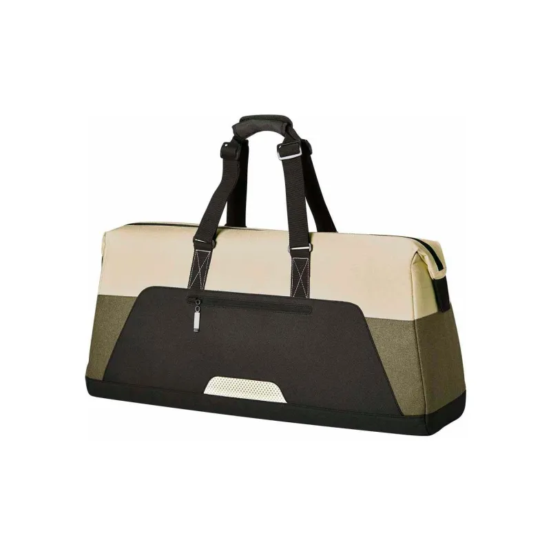 Wilson Polyester Portable Gym Bag Women's Cream With Forest Green Accents-1