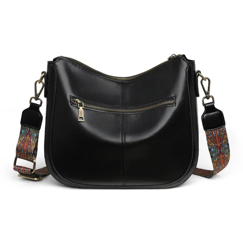 C°BANNER Cow Leather With Synthetic Leather Crossbody Bag Regular Women's Multicolor-3