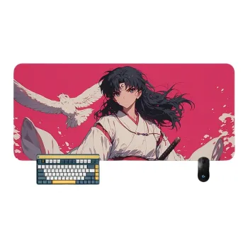 SHIBADU Rubber Inuyasha Extra Large Anime Computer Desk Mat Book Desk Mat High Value Mouse Pad Mouse Pads