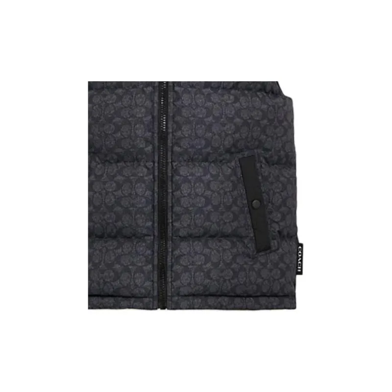 COACH FW24 Down Jacket Men's Charcoal Gray-6