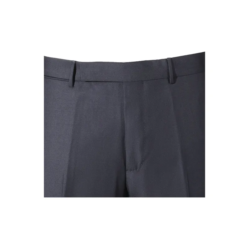 Zegna FW24 Suit Trouser Men's Marine Blue-3