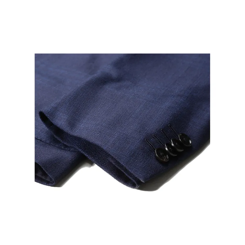 Zegna FW24 Business Suit Coat Men's Blue-5
