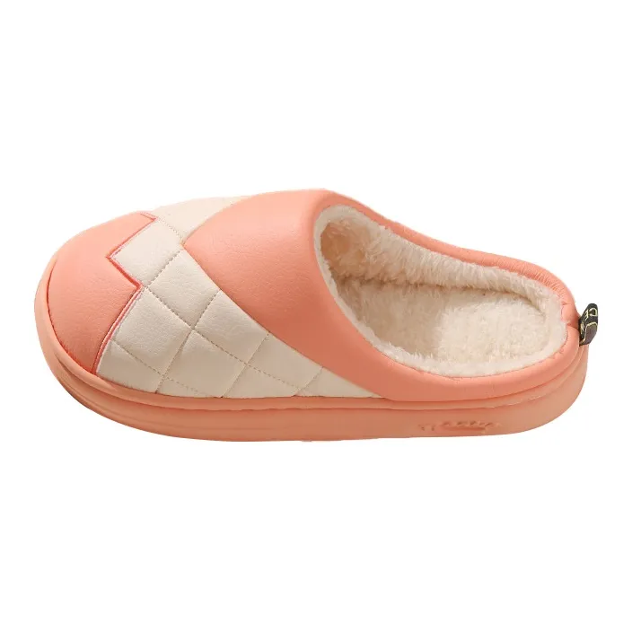 Shangheng Cotton Slipper Shoes For Spring And Fall Winter Home Use Indoor Slip Resistant Warm Fleece-4