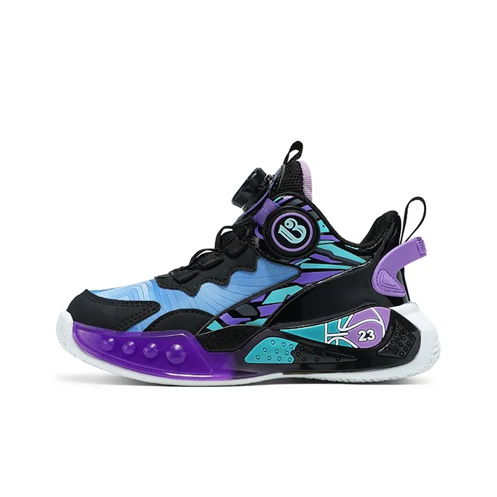 ROBINHOOD Slip Resistant Cushioning Wear Resistant Lightweight Cushioning Low Top Children's Basketball Shoes Kids'-6