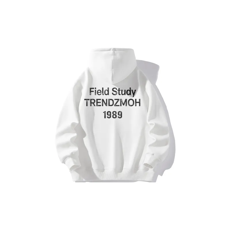 ZMOH Fleece Lined Hoodie Unisex Couple's-8