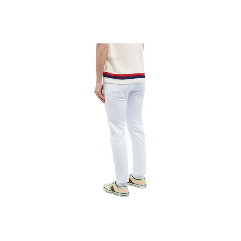 GUCCI Cropped Tapered Jeans-2