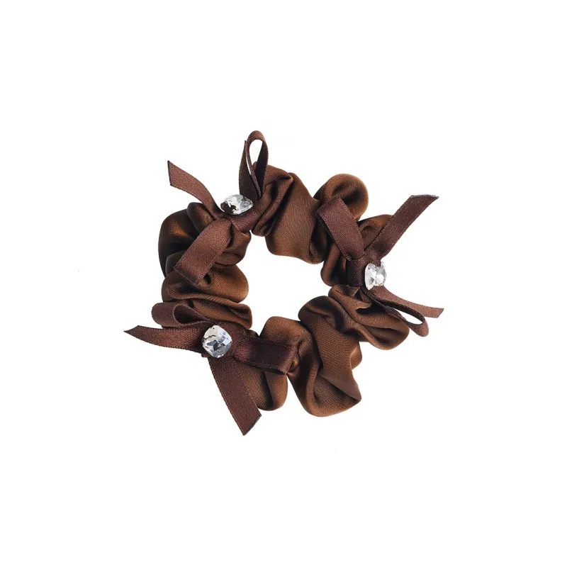 ROYALSASA Polyester Faux Crystal Hair Tie Women's-3