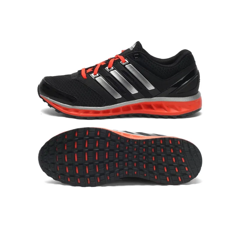 Adidas Falcon Elite 3 Breathable Anti-Slip And Wear-Resistant Low-Top Running Shoes Men's Black-3