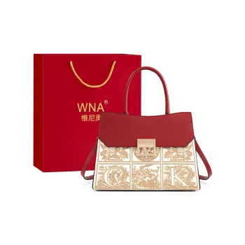 Vigno Synthetic Leather Handbag One Shoulder Regular Women's Red