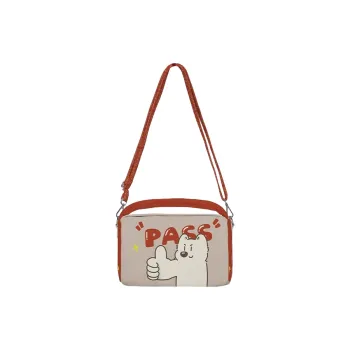 AOSONG Suede Technology Fabric Shoulder Bag, Crossbody Bag Unisex Multicolor