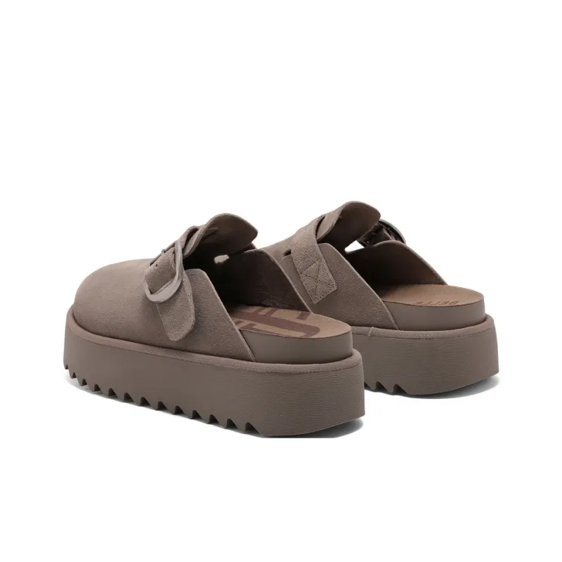 BELLE Rubber Sole Slip Resistant Wrap toe Slippers Women's-3