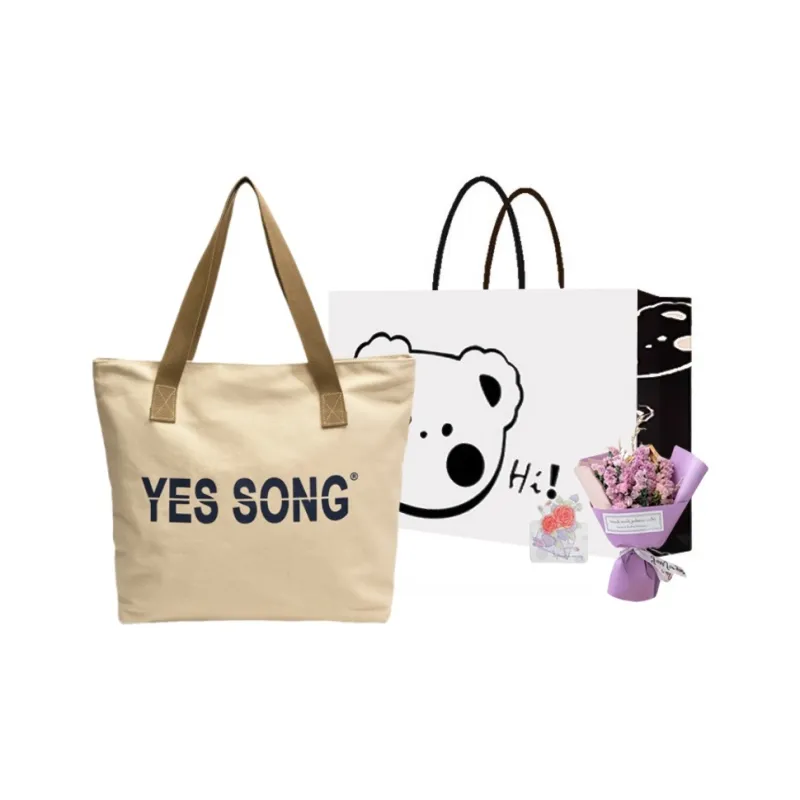 NX DOUGHNUT Canvas Tote Bag, Shoulder Bag Regular Women's Multicolor-6