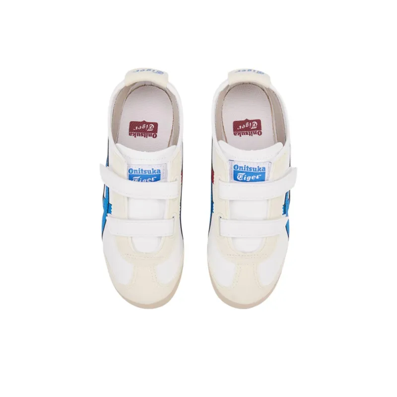 Onitsuka Tiger MEXICO 66 Abrasion Resistant Low Top Kids Lifestyle Shoes White Children Aged 3 7 Years Old-3