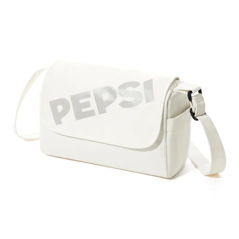 Pepsi Fabric Backpack Crossbody Bag Shoulder Bag Envelope Bag Unisex Black/White-6