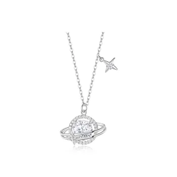 KADER Fugitive Princess Collection Star Wish Collection 925 Sterling Silver Necklaces Women's Silver