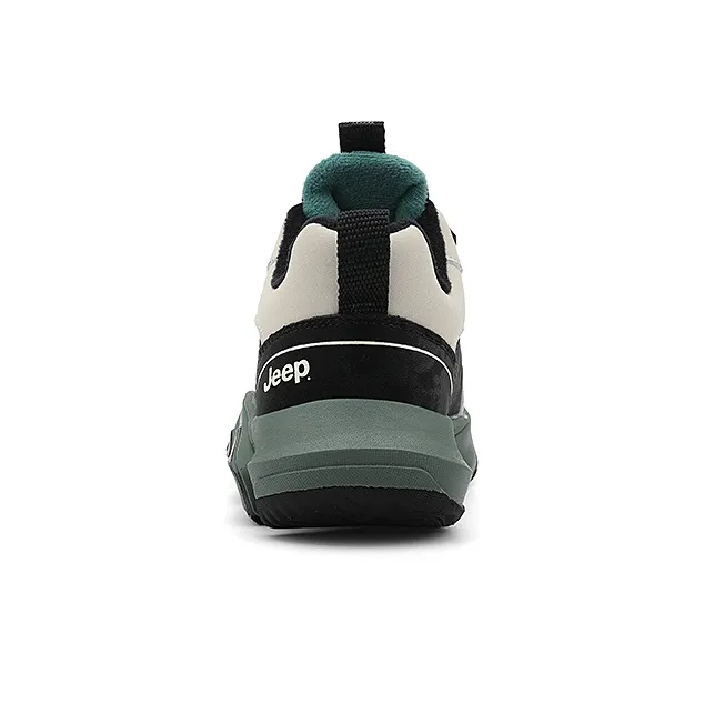 Jeep Slip Resistant Anti Kick Wear Resistant Breathable Kids Lifestyle Shoes Dark Cloud Green Khaki Brown Kids'-5