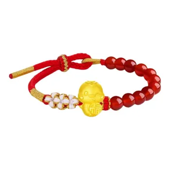 Royal Dragon Mirror Gold Bracelet Unisex