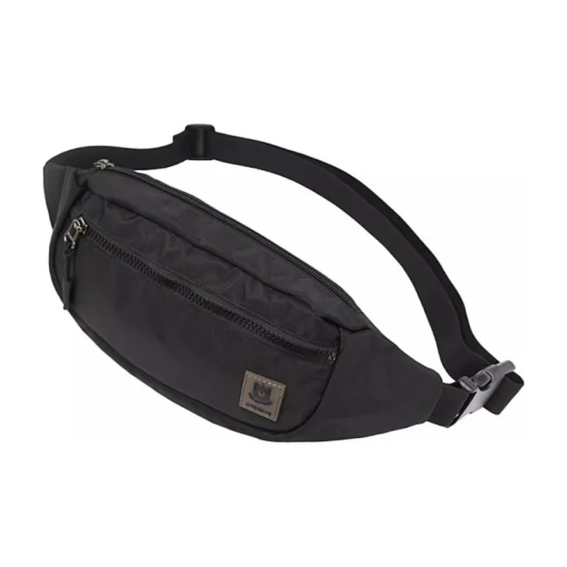 Volunteer Oxford Fanny Pack Sling Bags Regular Unisex Black-1