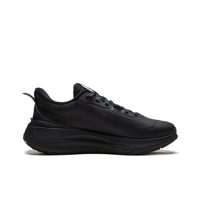 LiNing SOFT PLUS Anti Slip Wear Resistant Low Top Casual Shoes Men's Black-1