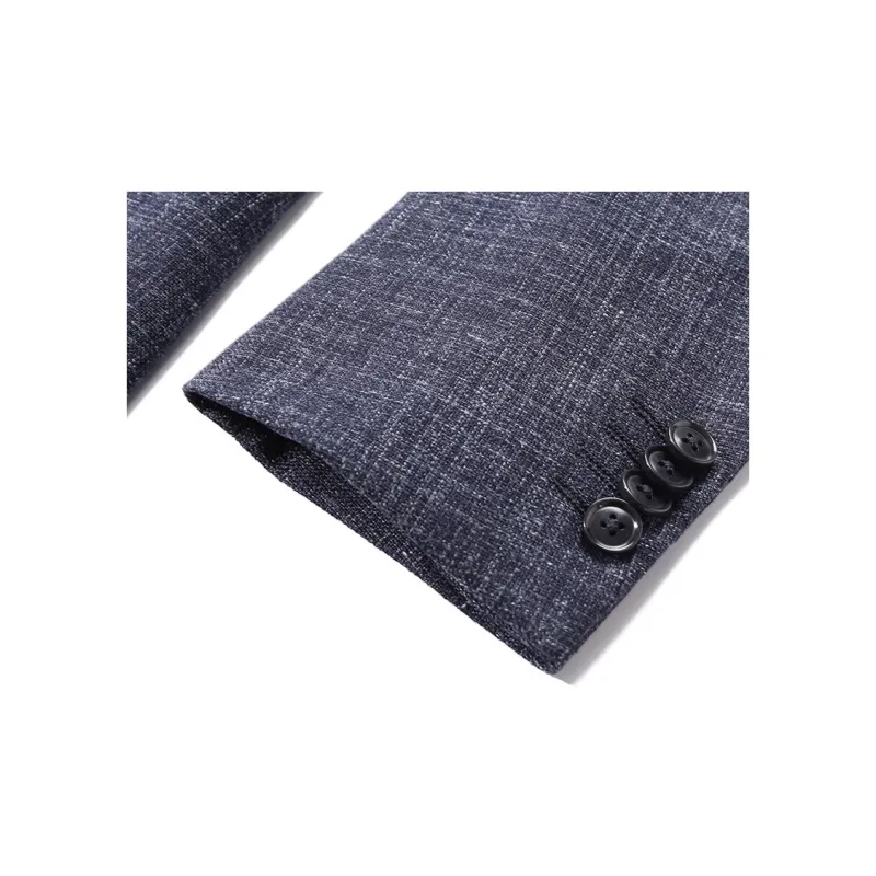Zegna FW24 Casual Suit Business Suit Men's Mixed Blue-3