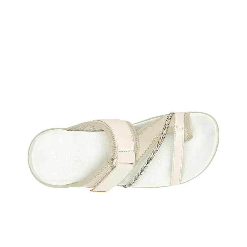 MERRELL Abrasion-Resistant Slip-Resistant Flip Flops Women's Beige-3