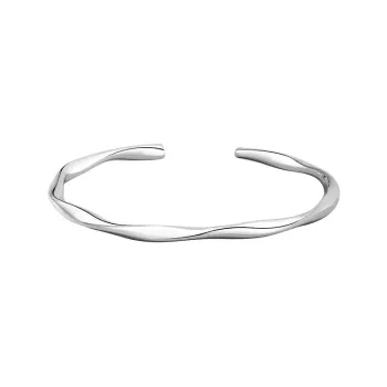 Silver Place 999 Fine Silver Bangles Women's Silver