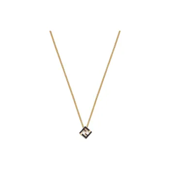 FENDI Bronze Necklaces Women's Black
