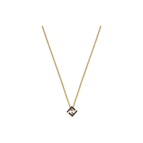 FENDI Bronze Necklaces Women's Black