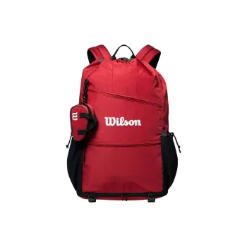 Wilson Polyester Backpack Regular Unisex Red
