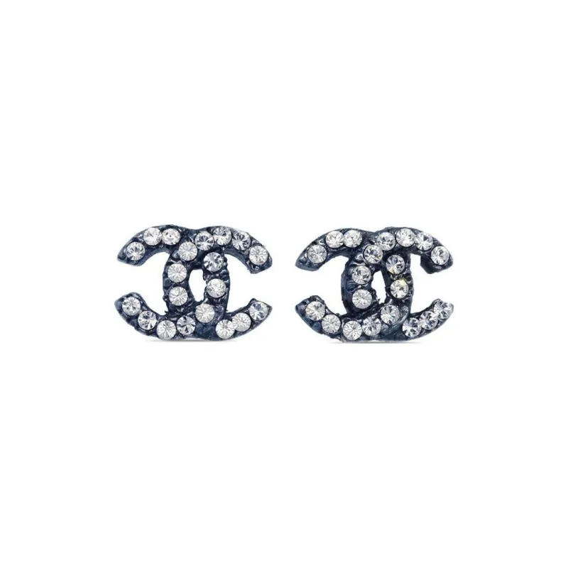 CHANEL 2004 CC logo Clip on Earrings-0