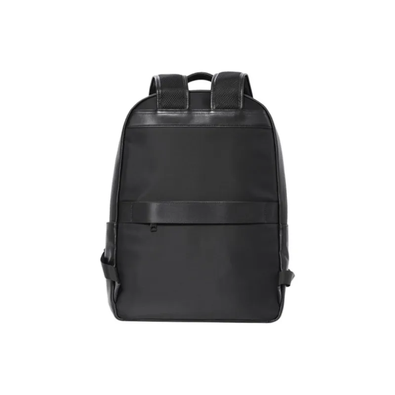 DOSRFINI Cow Leather Backpack Large Size Men's Black-3