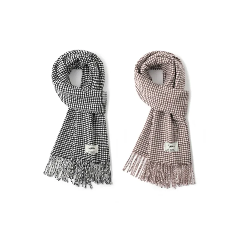 FREE RABBITⅡ British Versatile Warm Shawl Double Sided Fringe Plaid Scarf Unisex-10