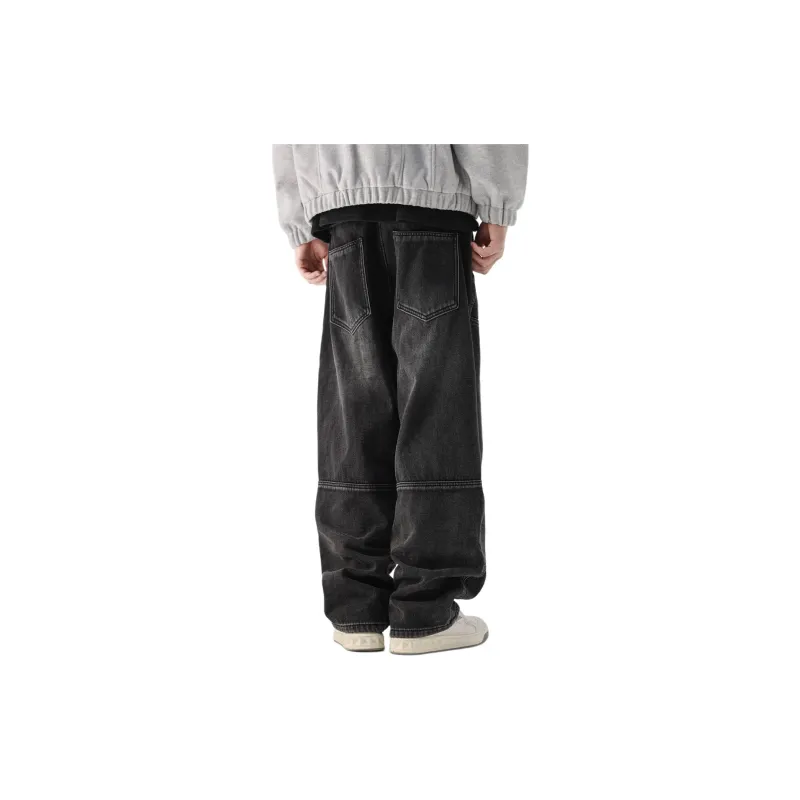 FAKE VINTAGE Jeans Unisex Black-1
