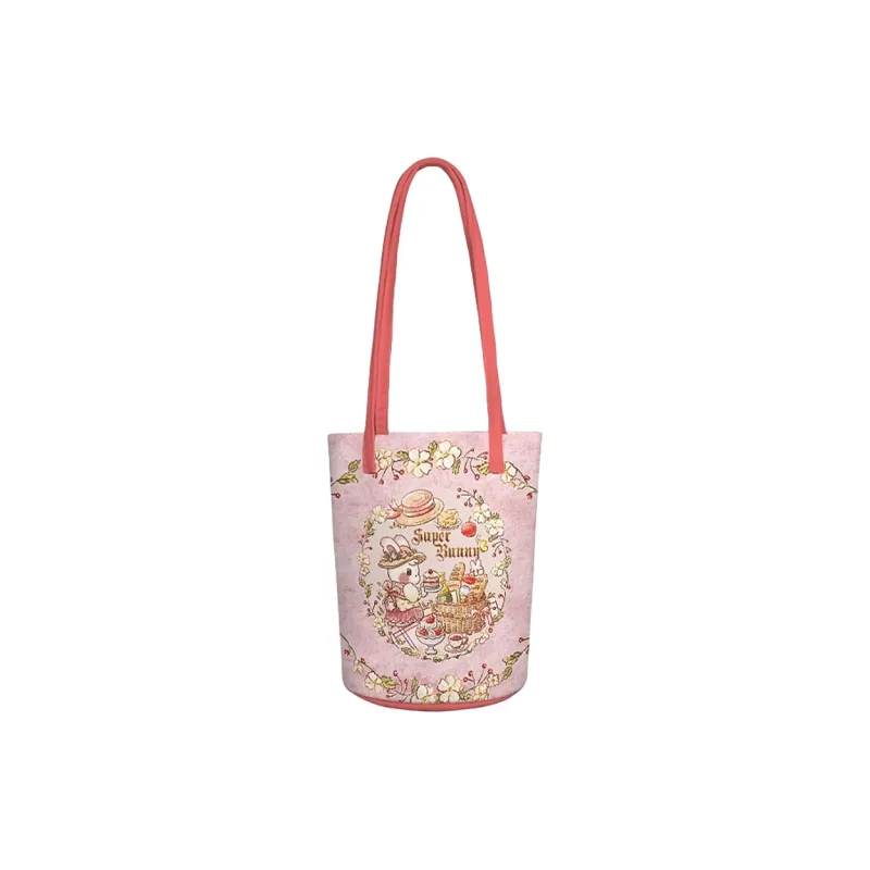 AOSONG Suede Tech Fabric Shoulder Bag Regular Unisex Little Cake Bunny-0