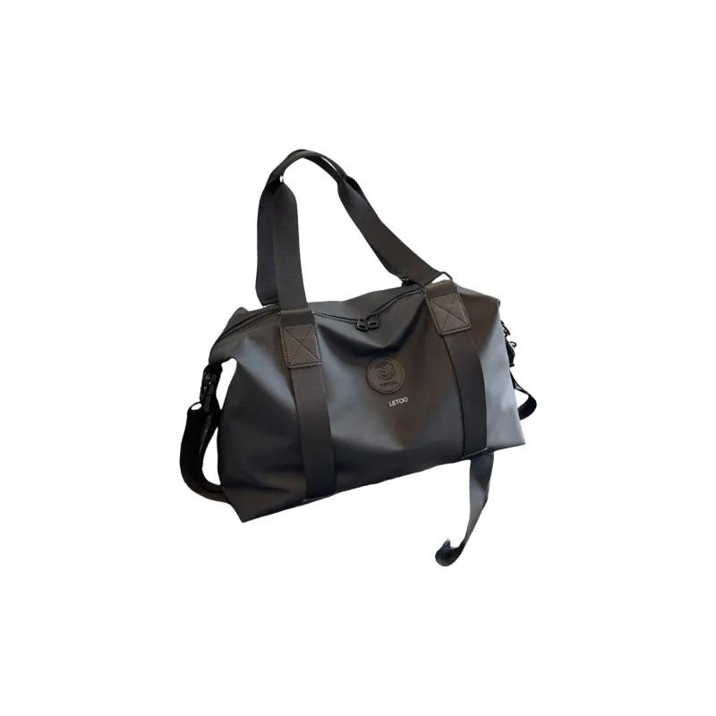 LETOO Oxford Travel Bag 35L Unisex Black Gray Pink-0