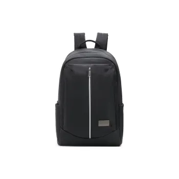 Champion Artificial Leather Backpack Regular Unisex Black/Midnight Blue & Black