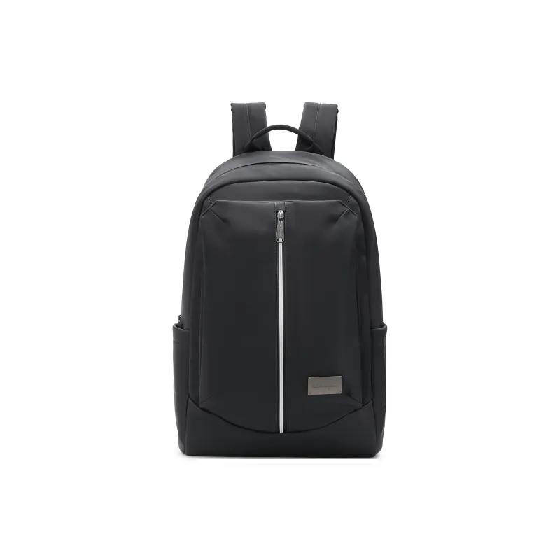 Champion Artificial Leather Backpack Regular Unisex Black/Midnight Blue & Black-0