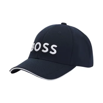 HUGO BOSS Polyester, Elastane Baseball Caps Men's Dark Blue